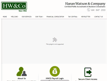 Tablet Screenshot of hwcocpa.com